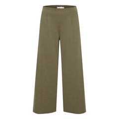ICHI Green Recycled Polyester Pant