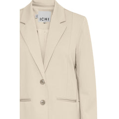 ICHI Beige Recycled Polyester Suits & Blazer