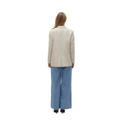 Vero Moda Beige Polyester Blazer