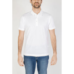 Hamaki-Ho White Cotton Polo Shirt