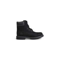 Timberland Black Recycled Leather Lace-Up Boots