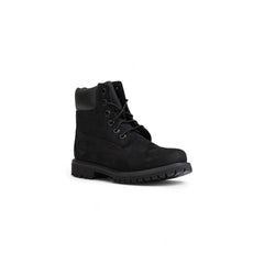 Timberland Black Recycled Leather Lace-Up Boots