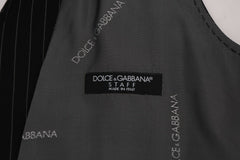 Dolce & Gabbana Sleek Striped Waistcoat Vest