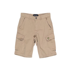 Lyle & Scott Beige Cotton Bermuda
