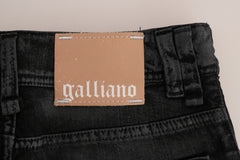 John Galliano Chic Gray Wash Regular Fit Jeans