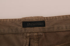 Ermanno Scervino Chic Brown Casual Cotton Pants