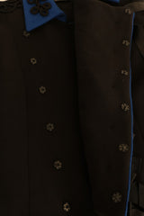 Dolce & Gabbana Black Wool Trench Jacket