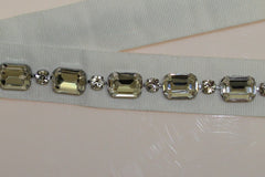 Dolce & Gabbana Elegant Crystal-Embellished Waist Belt