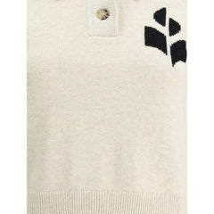 Marant Etoile White Cotton Sweatshirt
