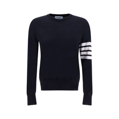 Thom Browne Blue Fleece Wool Sweatshirt