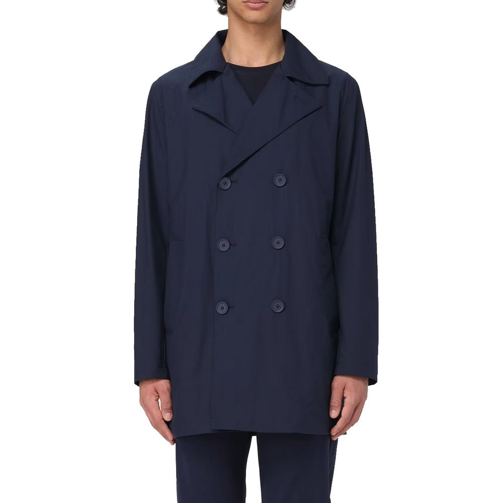 People Of Shibuya Blue Recycled Polyester Men Jacket
