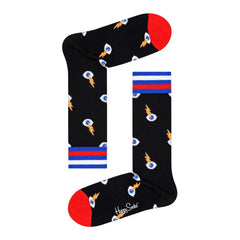 Happy Socks Black Cotton Tights & Sock