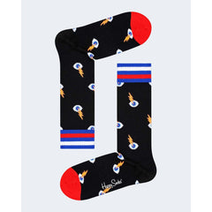 Happy Socks Black Cotton Tights & Sock