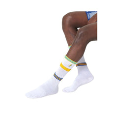 Happy Socks White Cotton Tights & Sock