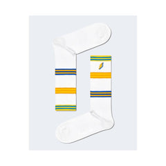 Happy Socks White Cotton Tights & Sock