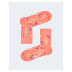 Happy Socks Orange Cotton Tights & Sock