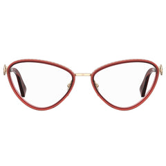 Moschino Burgundy Metal Frames