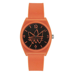 Adidas Orange Synthetic Watch