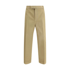 Thom Browne Beige Cotton Casual Pants