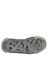 Dolce & Gabbana Black Green Camo NS1 Low Top Sneakers Shoes