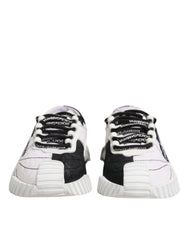 Dolce & Gabbana White Black NS1 Low Top Sneakers Shoes