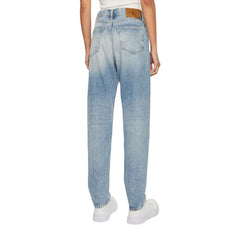 Calvin Klein Jeans Light Blue Cotton Slim Fit Jean