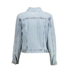 Levi's Light Blue Cotton Women Jacket