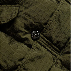Stone Island Green Nylon Men Parka
