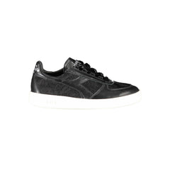 Diadora Black Leather Women Sneaker