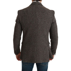 Dolce & Gabbana Brown Virgin Wool Suits & Blazer