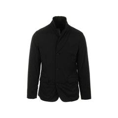 People Of Shibuya Black Polyester Jackets & Coat