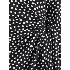 Crida Milano Black Silk Cocktail Dress