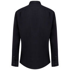 Dolce & Gabbana Navy Blue Cotton Shirt