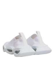 Dolce & Gabbana White Slip On Wave Low Top Sneakers Shoes