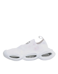 Dolce & Gabbana White Slip On Wave Low Top Sneakers Shoes