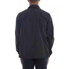 Herno Blue Nylon Jacket