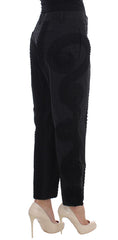 Dolce & Gabbana Elegant Black Torero Capri Pants