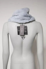 Dolce & Gabbana Powder Blue Mink Fur Neck Warmer Scarf