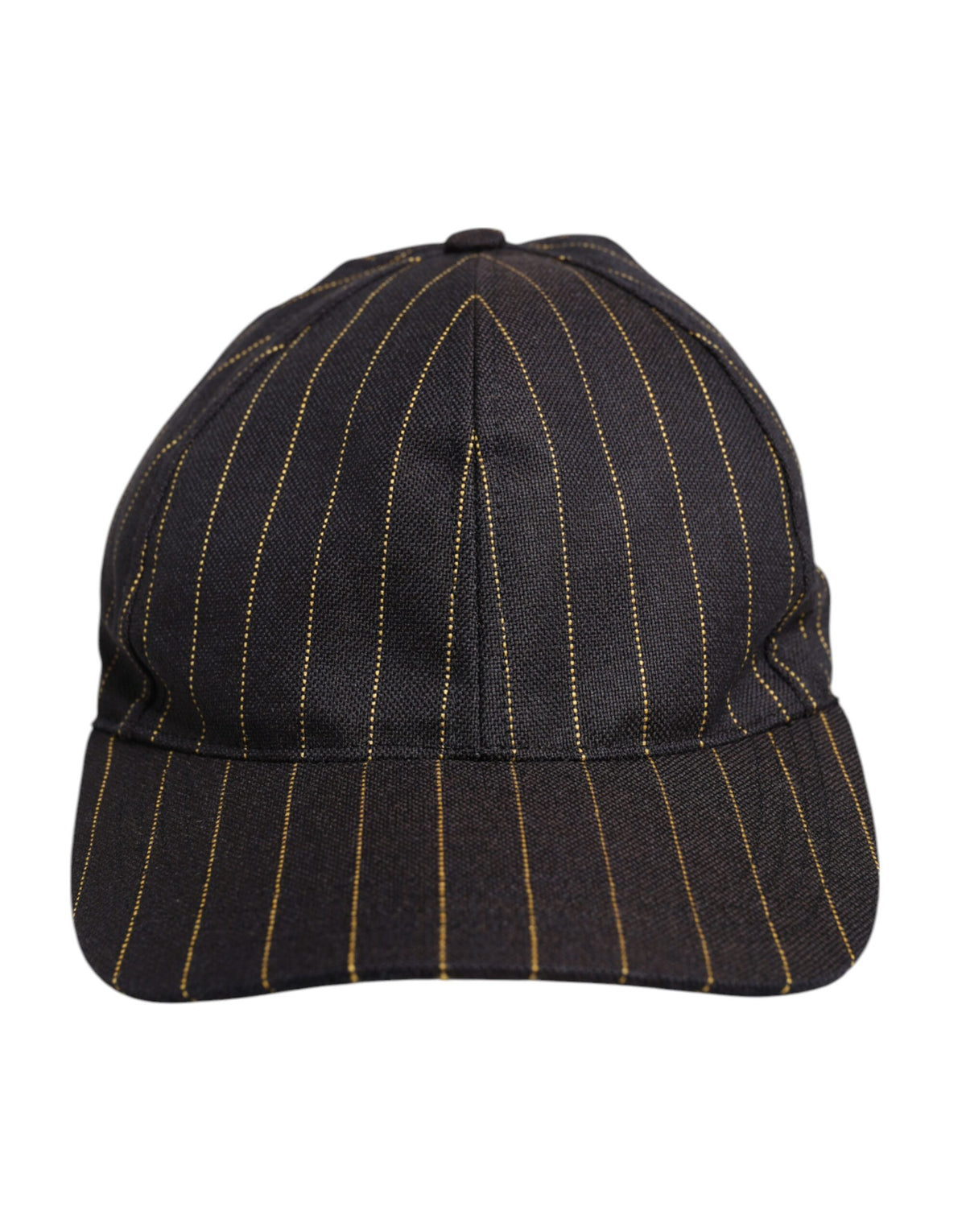 Dolce & Gabbana Brown Stripes Cotton 6 Panels Baseball Cap