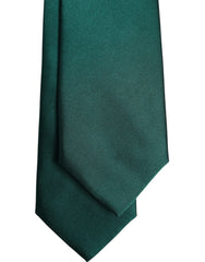 Dolce & Gabbana Green Solid Cotton Adjustable Necktie Tie
