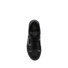 Valentino Garavani Black Leather VL7N Sneakers