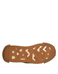 Dolce & Gabbana Multicolor Lace Up Low Top NS1 Sneakers Shoes