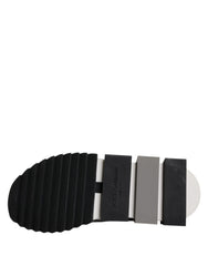 Dolce & Gabbana Black White Slip On Sorrento Sneakers Shoes