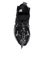 Dolce & Gabbana Black Mesh Sorrento Trekking Sneakers Shoes