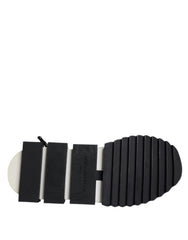 Dolce & Gabbana Black Mesh Sorrento Trekking Sneakers Shoes