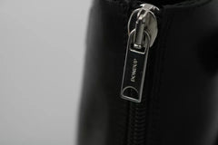 Dondup Black Fashion Buckled Zipper Ankle Boots Shoes