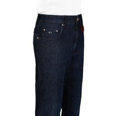 Tramarossa Blue Cotton Jeans & Pant