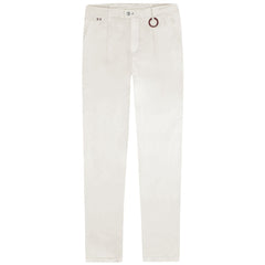Tramarossa White Cotton Jeans & Pant