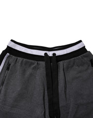 Dolce & Gabbana Dark Gray Cotton Bermuda Sweatshorts Shorts