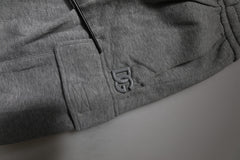 Dolce & Gabbana Gray Cotton Cargo Bermuda Sweatshorts Shorts